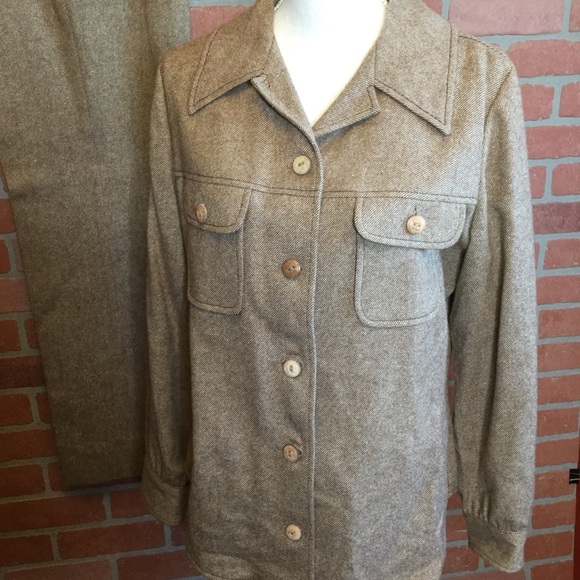 Vintage Knockabouts Pendleton Womens Pants Button Front Top Jacket Shacket Suit - Picture 2 of 9
